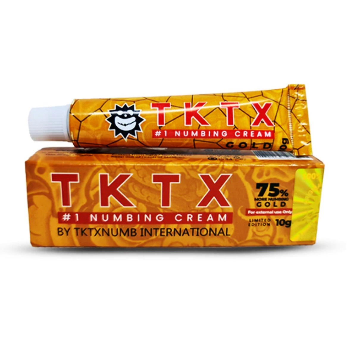 TKTX Numbing cream 75% Lidocaine (Gold)